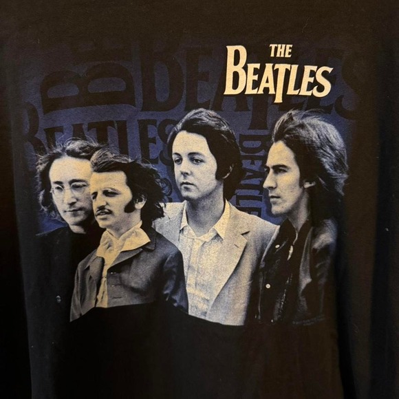 Vintage 2002 The Beatles band graphic tee Cygnus tag men's 3XL - Picture 3 of 4